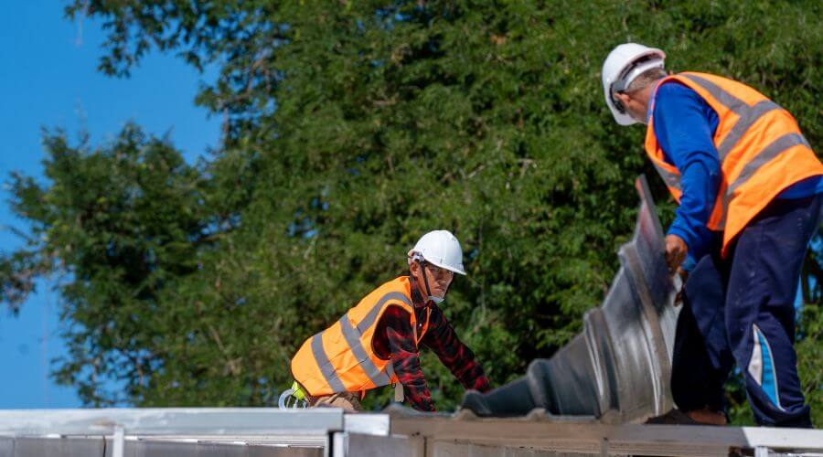 Professional new roof installation services in Lake, MI